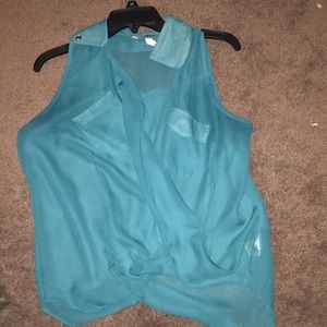 Teal Tank-top